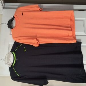 Nike bundle of 2 Dri Fit shirts, bin